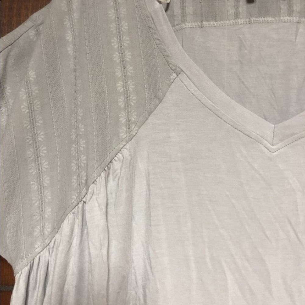 Cotton silver top